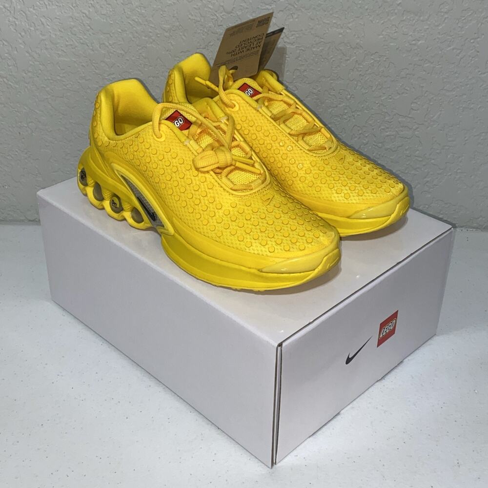 Nike Air Max DN x LEGO Tour Yellow‎ Black Volt IH7671-700 GS Size 5.5Y New